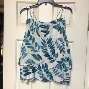 Floral patterned tank top